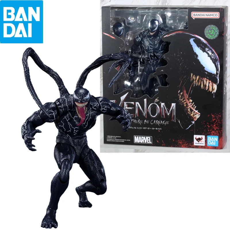 Bandai SHF Venom Marvel фильм Веном 2 Передвижная кукла с подвижными суставами для бойни, новинка, игрушка в подарок
Bandai SHF Venom Marvel фильм Веном 2 Передвижная кукла с подвижными суставами для бойни, новинка, игрушка в подарок
