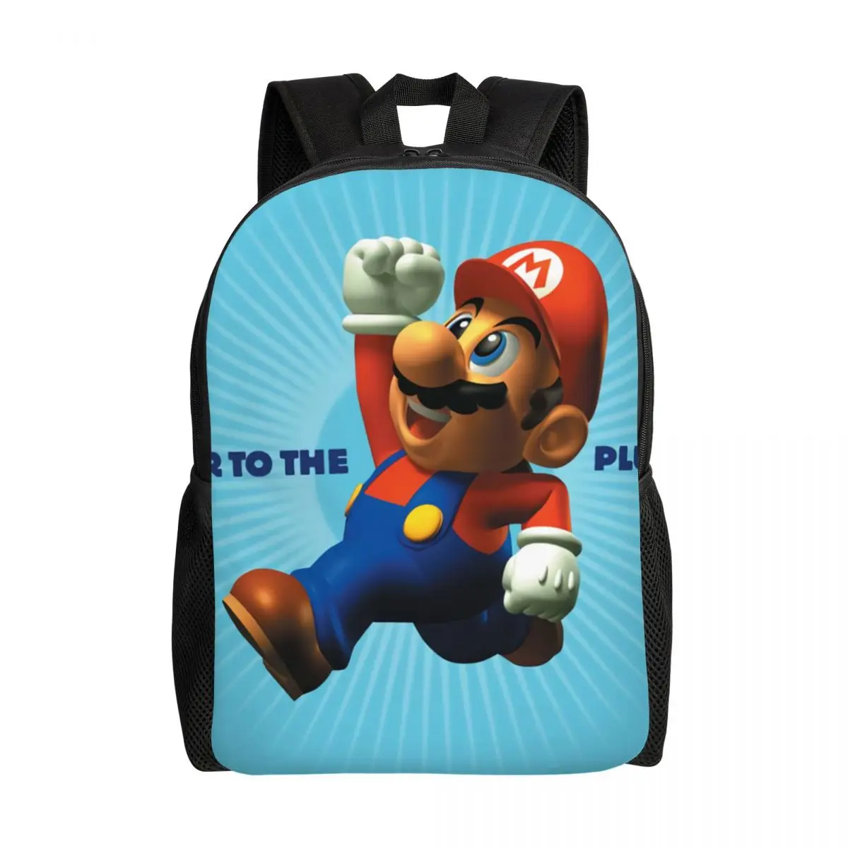 

Super Marios Backpacks for Men Women Waterproof School College Cartoon Game Bag Print Bookbags