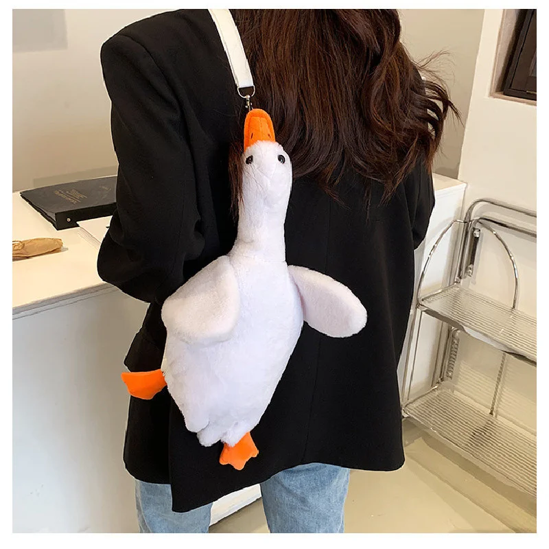 Women personality Funny mobile phone bag Girl cute cartoon plush duck doll shoulder bag 2023 new cross-body bag
Women personality Funny mobile phone bag Girl cute cartoon plush duck doll shoulder bag 2023 new cross-body bag