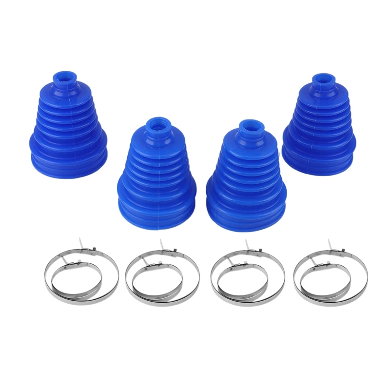 4Sets Car Silicone Constant Speed Dust Cover Universal Ball Round Clamp Track Connector Kit CV Boot Replacement
4Sets Car Silicone Constant Speed Dust Cover Universal Ball Round Clamp Track Connector Kit CV Boot Replacement
