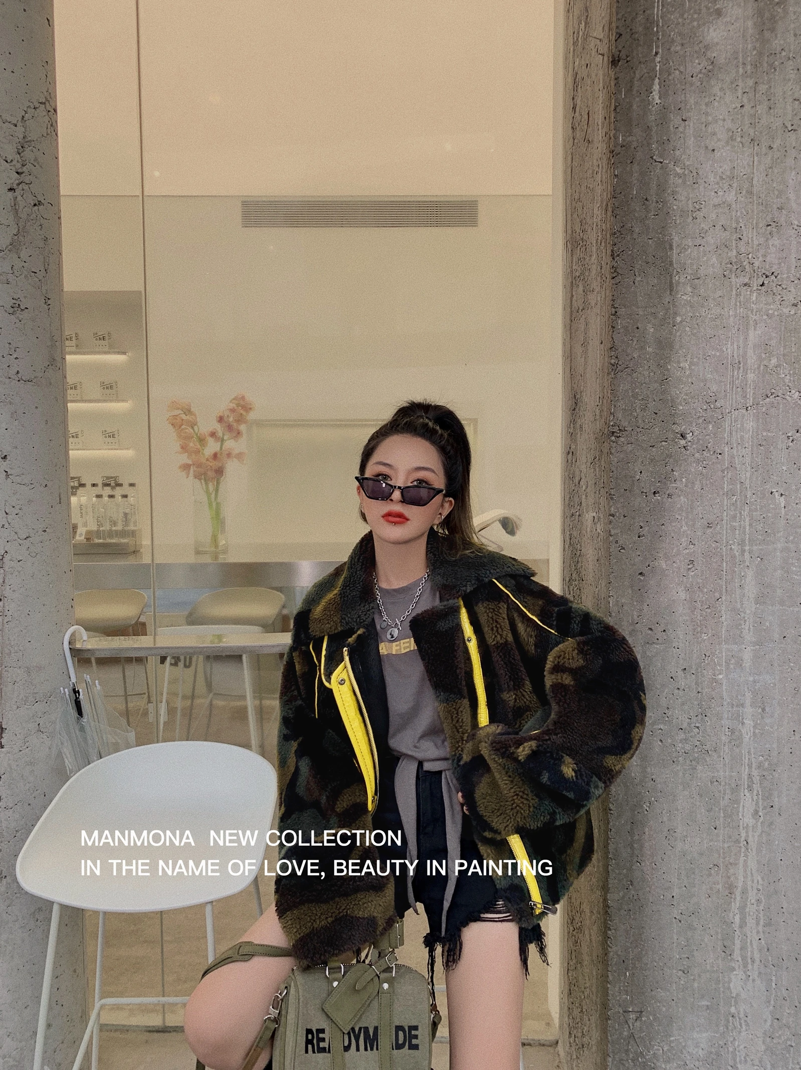 Heart Camouflage Fleece Coat Female Short Lapels Sheepskin Fur Profile fur jacket women women jacket women coats
Heart Camouflage Fleece Coat Female Short Lapels Sheepskin Fur Profile fur jacket women women jacket women coats
