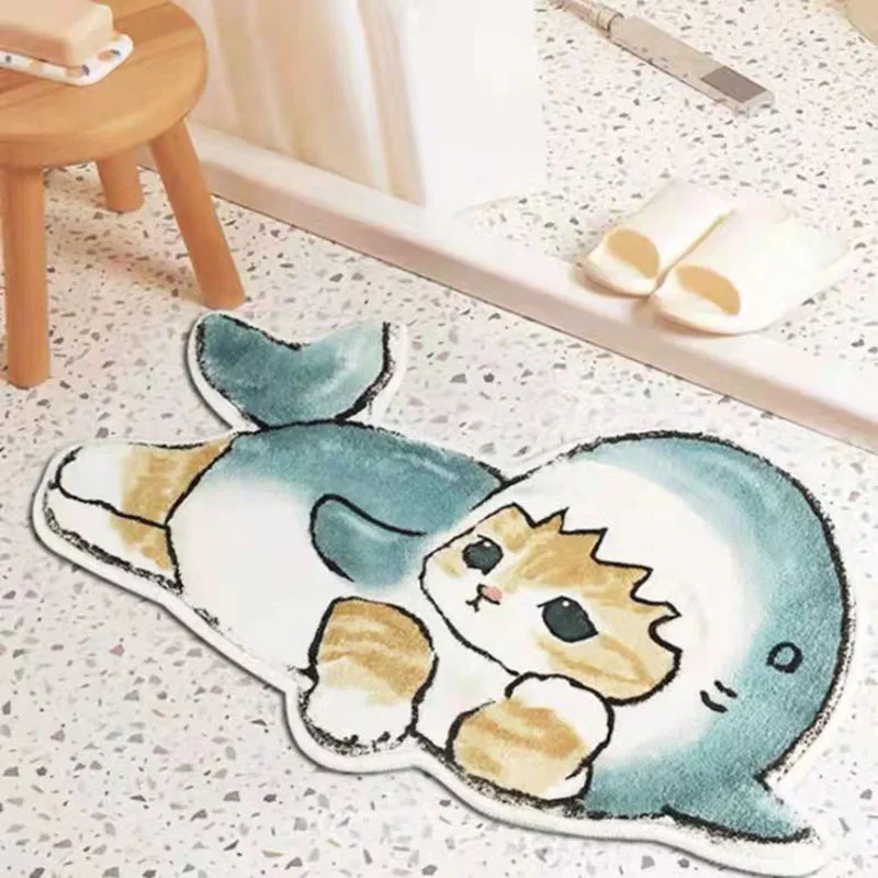 Super Cute Cartoon Cat Rug Non-Slip Bedside Carpet Absorbent Bathroom Mat Animals Print Rugs Kids Room Decor Cute Furry Carpet
Super Cute Cartoon Cat Rug Non-Slip Bedside Carpet Absorbent Bathroom Mat Animals Print Rugs Kids Room Decor Cute Furry Carpet
