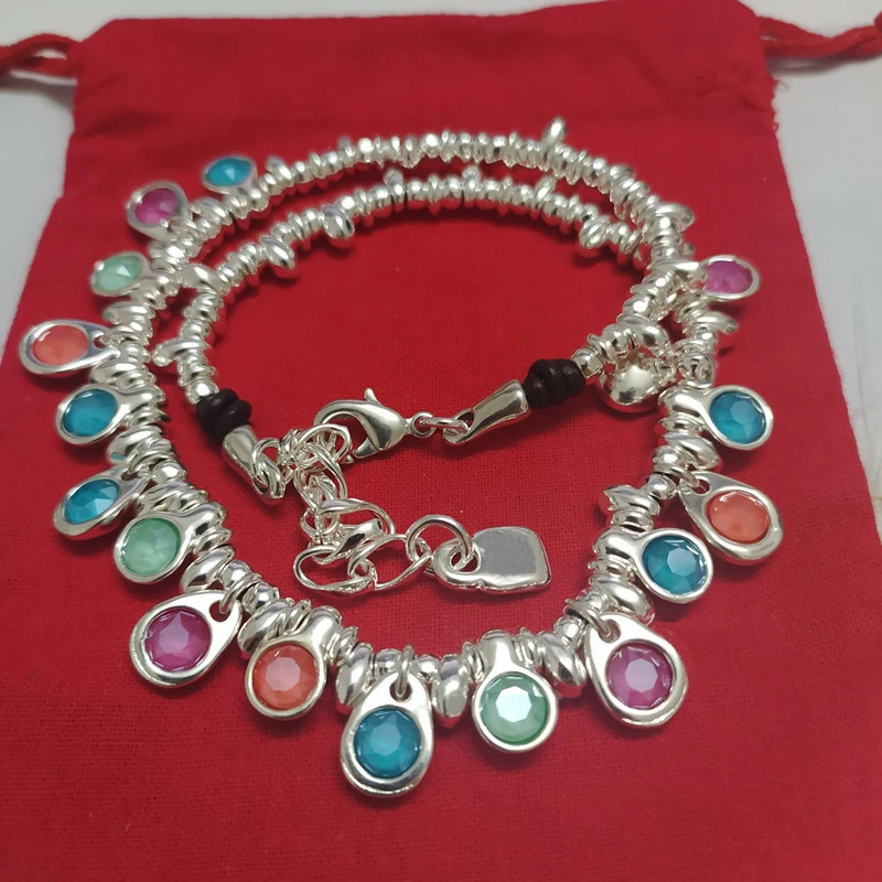 Hot Sales European and American Original Fashion Electroplating 925 Silver Colorful Crystal Pendant Necklace Luxury Jewelry Gift
Hot Sales European and American Original Fashion Electroplating 925 Silver Colorful Crystal Pendant Necklace Luxury Jewelry Gift