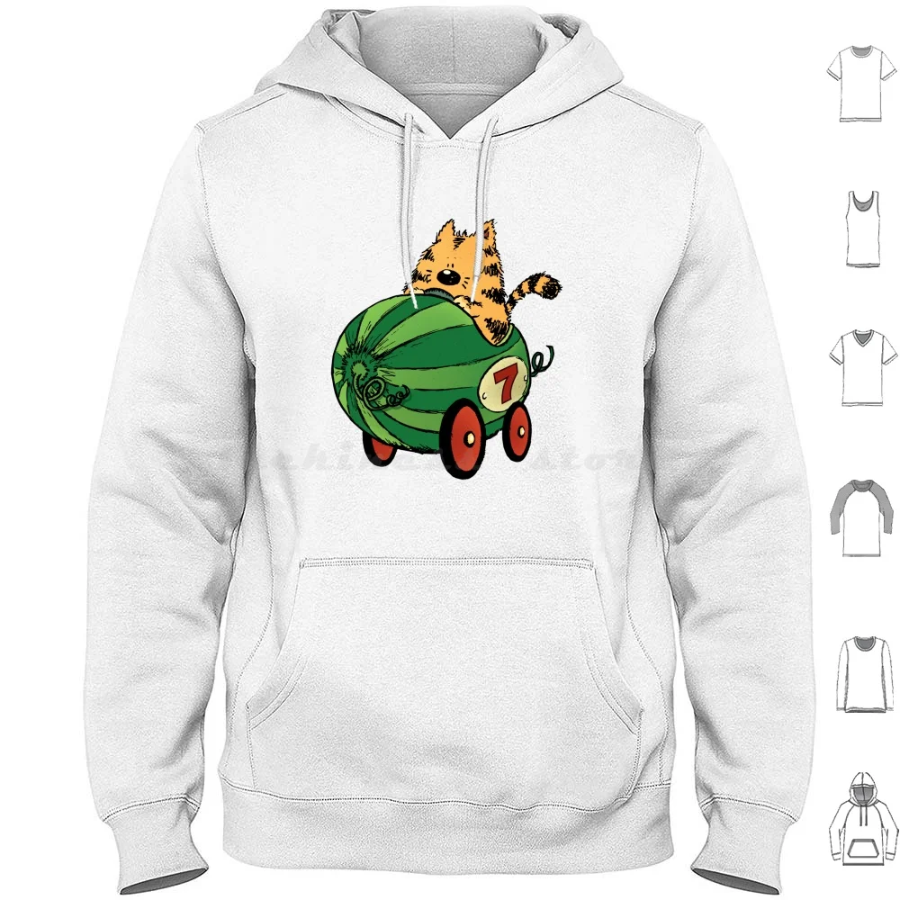 Albert And His Watermelon Ride Hoodie cotton Long Sleeve Cat Animal Kitty Cartoon Watermelon Car Vehicle Character Fun
Albert And His Watermelon Ride Hoodie cotton Long Sleeve Cat Animal Kitty Cartoon Watermelon Car Vehicle Character Fun