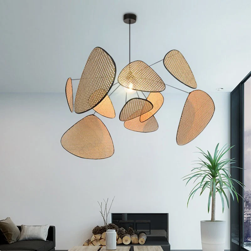 Nordic Creative Rattan Pendant Light Multi Head Silent Wind Light Fixtures for Dining Room Living Room Bedroom Decor Chandeliers
Nordic Creative Rattan Pendant Light Multi Head Silent Wind Light Fixtures for Dining Room Living Room Bedroom Decor Chandeliers