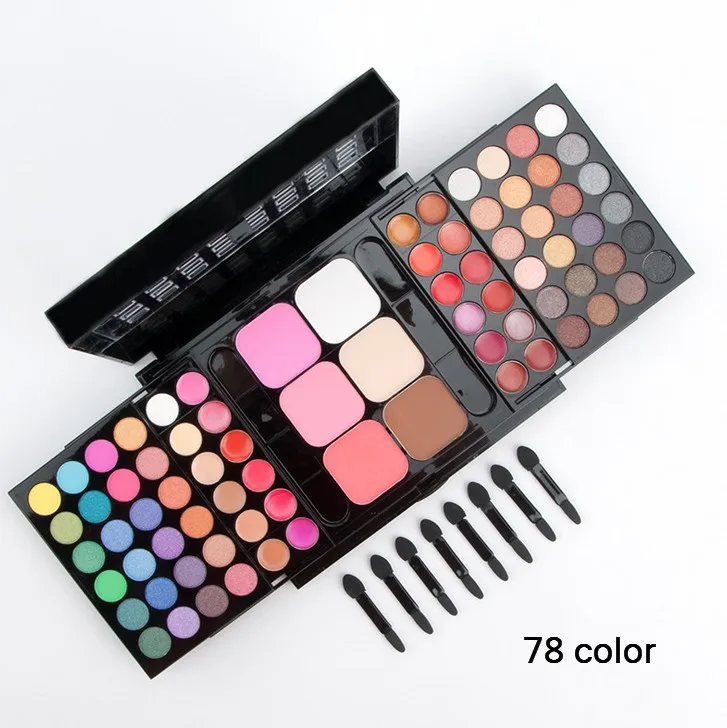 

78 color eyeshadow palette Sets matte shimmer eye shadow Concealer Brightening waterproof Makeup Kit Cosmetics