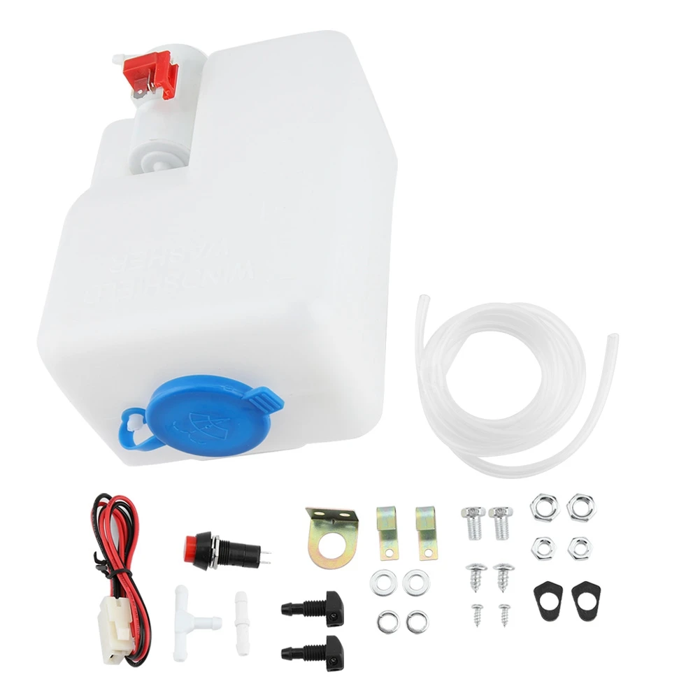 Universal Windshield Windscreen Washer Pump Bottle Tank Kit Cleaning Tools 12V Windscreen Washer Bottle
Universal Windshield Windscreen Washer Pump Bottle Tank Kit Cleaning Tools 12V Windscreen Washer Bottle