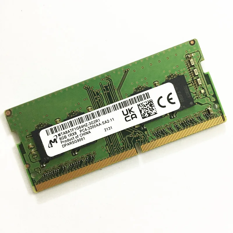 Micron DDR4 8GB 3200MHz MTA8ATF1G64HZ-3G2R1/3G2J1 RAMs SO-DIMM 1,2 V DDR4 8GB 1RX8 PC4-3200AA-SA2-11 память для ноутбука
Micron DDR4 8GB 3200MHz MTA8ATF1G64HZ-3G2R1/3G2J1 RAMs SO-DIMM 1,2 V DDR4 8GB 1RX8 PC4-3200AA-SA2-11 память для ноутбука