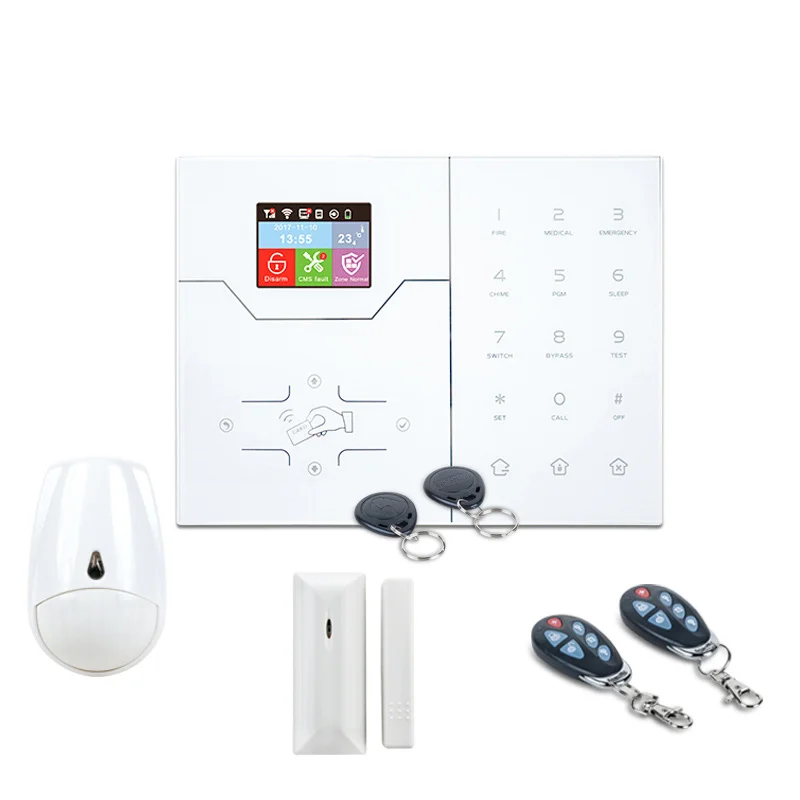 

Focus Wifi/GSM Alarm System for Home Smart Security Wireless Human PIR Motion Sensor Door Window Detector Protection Burglar