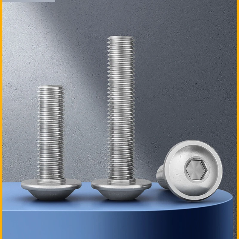 10Pcs/Lot 4.8 Grade M2 M2.5*3~40mm Hexagon Socket Half Round Pan Head Screw 316 Stainless Steel Hex Socket Screws With Pad Bolt
10Pcs/Lot 4.8 Grade M2 M2.5*3~40mm Hexagon Socket Half Round Pan Head Screw 316 Stainless Steel Hex Socket Screws With Pad Bolt