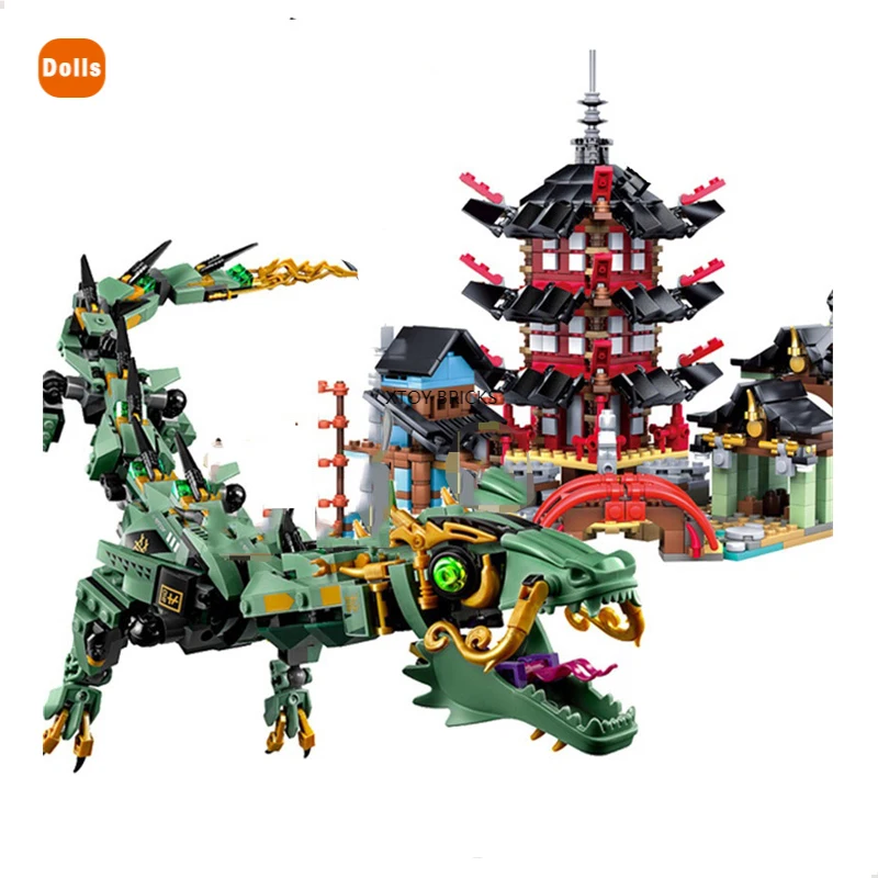 New Movie Temple and Dragon Building Blocks with Figures Compatible City Bricks Kids Educational Toys
New Movie Temple and Dragon Building Blocks with Figures Compatible City Bricks Kids Educational Toys