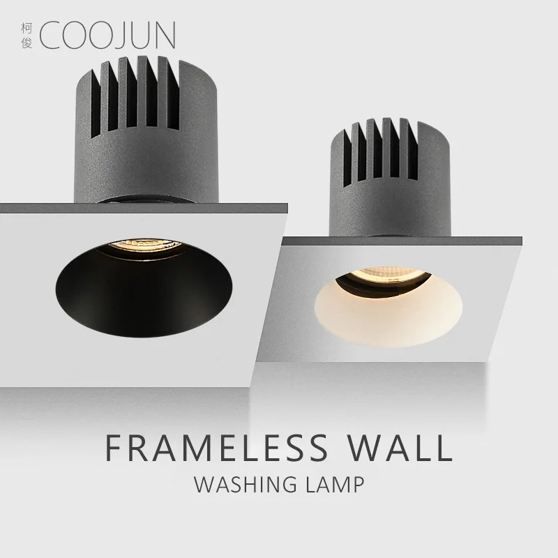 COOJUN Borderless LED Spotlight Anti-glare Home Embedded Adjustable Angle Slow Start Cree Chip Downlight No Main Indoor Lighting
COOJUN Borderless LED Spotlight Anti-glare Home Embedded Adjustable Angle Slow Start Cree Chip Downlight No Main Indoor Lighting