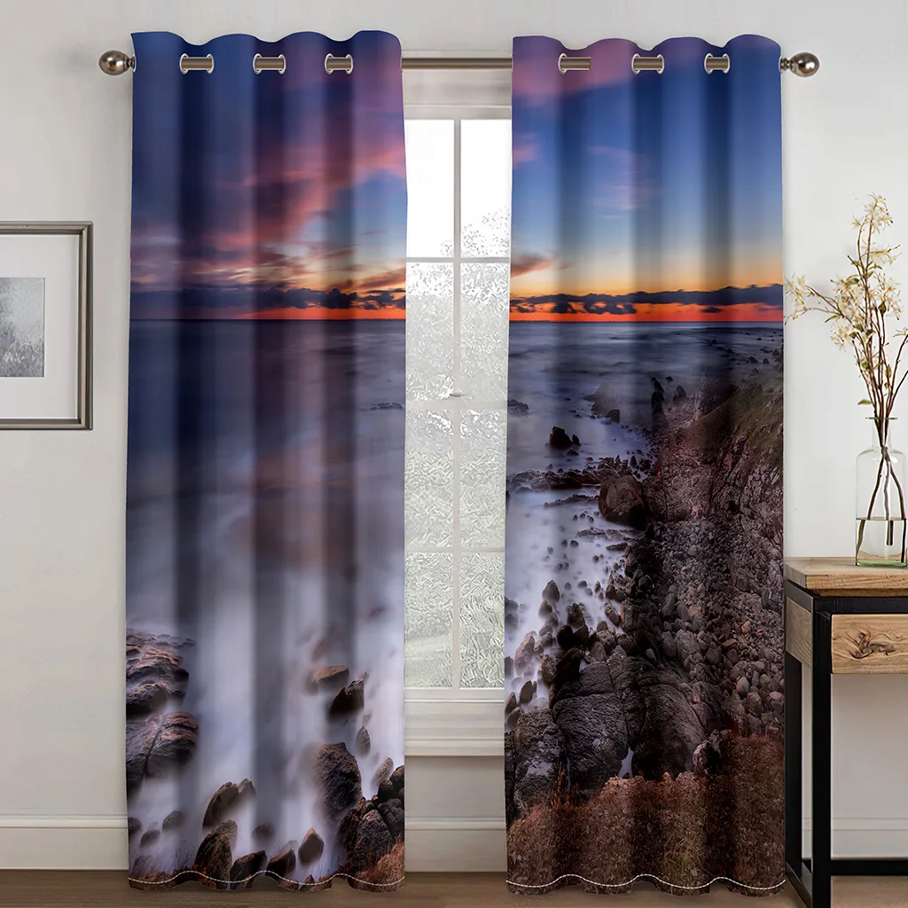 Oceans and Rocks Sky Night Scene 3D Pattern Printing Living Room Sunshade Custom Curtain Suit Bedroom Hook Decoration
Oceans and Rocks Sky Night Scene 3D Pattern Printing Living Room Sunshade Custom Curtain Suit Bedroom Hook Decoration