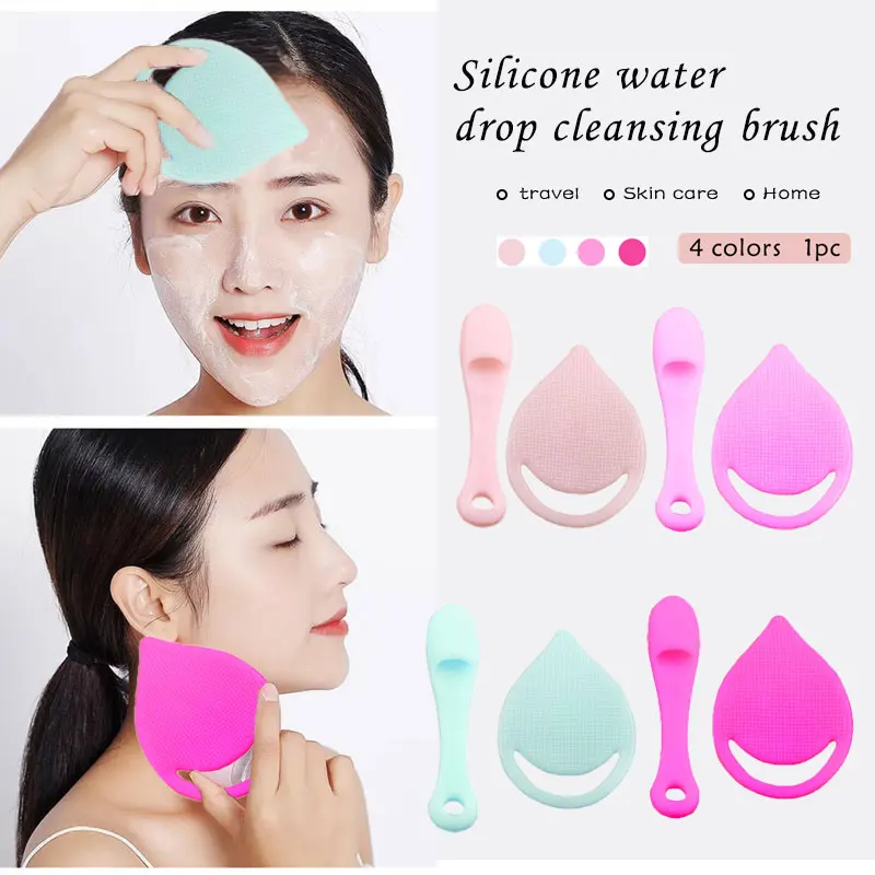 2 Pcs Facial Exfoliating Blackhead Cleansing Brush Silicone Face Washing Brush Ultra Soft Water Drop Beauty Brush Skin Care Set
2 Pcs Facial Exfoliating Blackhead Cleansing Brush Silicone Face Washing Brush Ultra Soft Water Drop Beauty Brush Skin Care Set