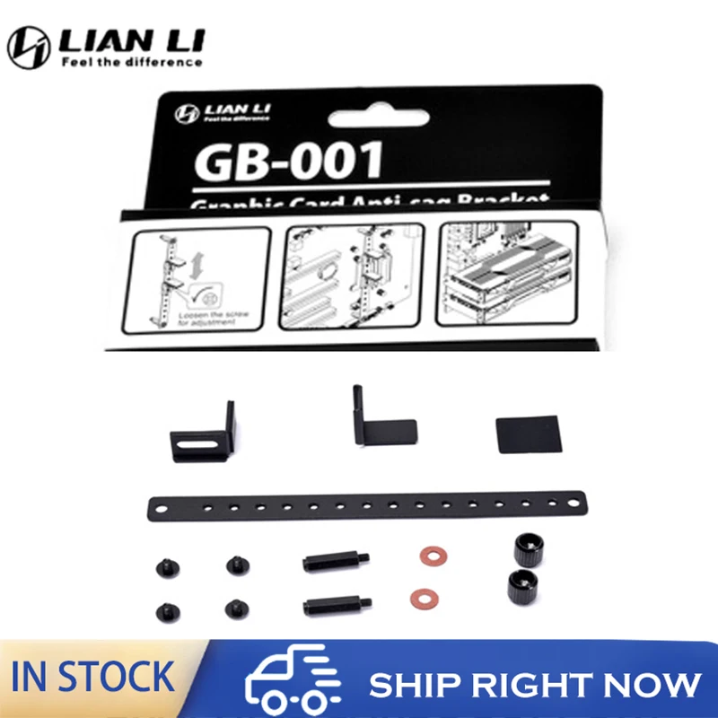 LIAN Li Metal Bracket GPU Holder for Single and Double Graphics Card,VIdeo Card Holder Suit for E-ATX ATX Motherboard,GB-001 
LIAN Li Metal Bracket GPU Holder for Single and Double Graphics Card,VIdeo Card Holder Suit for E-ATX ATX Motherboard,GB-001