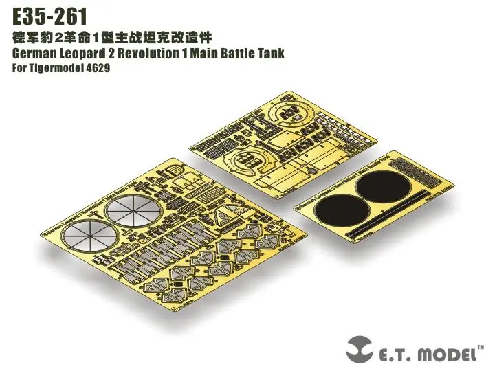 Модель ET 1/35 E35-261 немецкий Леопардовый 2 революционный 1 основной боевой танк подробная часть E35261 для Tigermodel 4629
Модель ET 1/35 E35-261 немецкий Леопардовый 2 революционный 1 основной боевой танк подробная часть E35261 для Tigermodel 4629