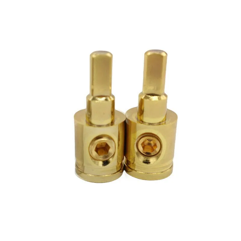 Car Power Wire Reducer Ground Pin AWG Silver Zinc Alloy 1/0 Gauge 4 Gauge A Pair
Car Power Wire Reducer Ground Pin AWG Silver Zinc Alloy 1/0 Gauge 4 Gauge A Pair