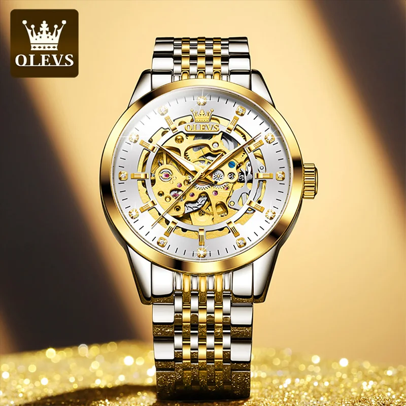 OLEVS 2022 New Fashion Men Watches HD Luminous Waterproof Mechanical Automatic Watch Full Hollow Solid Steel Band Reloj Hombre
OLEVS 2022 New Fashion Men Watches HD Luminous Waterproof Mechanical Automatic Watch Full Hollow Solid Steel Band Reloj Hombre