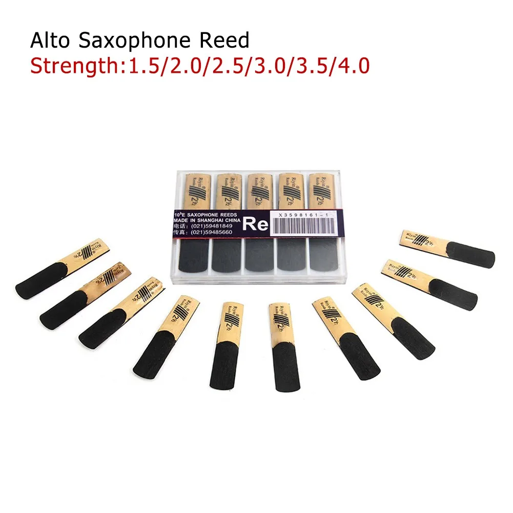 10pcs Alto Sax Saxophone Reed Set Strength1.5/2.0/2.5/3.0/3.5/4.0 High Quality Saxophone Replacement Parts
10pcs Alto Sax Saxophone Reed Set Strength1.5/2.0/2.5/3.0/3.5/4.0 High Quality Saxophone Replacement Parts
