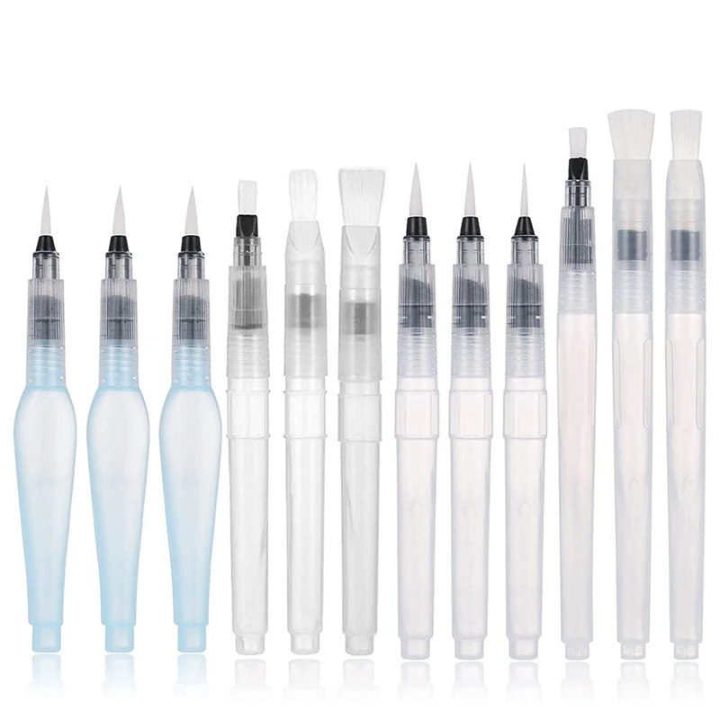 Water Color Brush Pen Set 12 Pcs Water Paint Brushes Refillable Watercolor Brush Pens For Student, Party, Craft (12Pcs)
Water Color Brush Pen Set 12 Pcs Water Paint Brushes Refillable Watercolor Brush Pens For Student, Party, Craft (12Pcs)