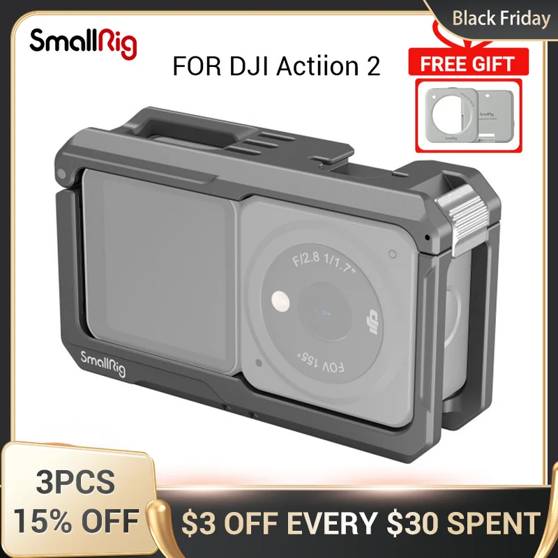 Магнитная клетка SmallRig для экшн-камеры DJI Action 2, Спортивная камера, Полная Клетка с быстроразъемным креплением, светодиодный микрофон
Магнитная клетка SmallRig для экшн-камеры DJI Action 2, Спортивная камера, Полная Клетка с быстроразъемным креплением, светодиодный микрофон