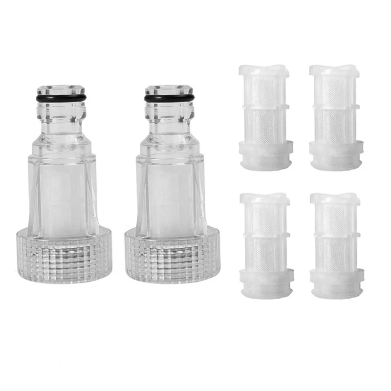 2pcs High Pressure Connection Filters 4pcs Inner Core Filter Nets Kit For Karcher K2-K7 Series Pressure Washers Machine Parts
2pcs High Pressure Connection Filters 4pcs Inner Core Filter Nets Kit For Karcher K2-K7 Series Pressure Washers Machine Parts