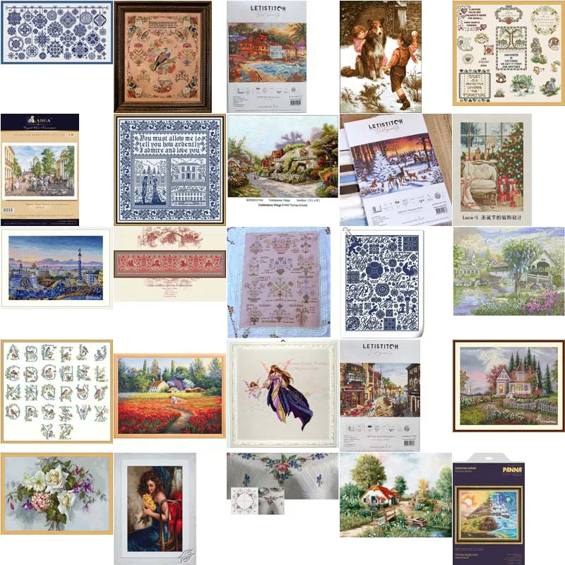 Cross Stitch 14CT 18CT 22CT 25CT Ecological Cotton Thread Unprinting Embroidery Home Decoration Merejka_ Barcelona 62-44
Cross Stitch 14CT 18CT 22CT 25CT Ecological Cotton Thread Unprinting Embroidery Home Decoration Merejka_ Barcelona 62-44