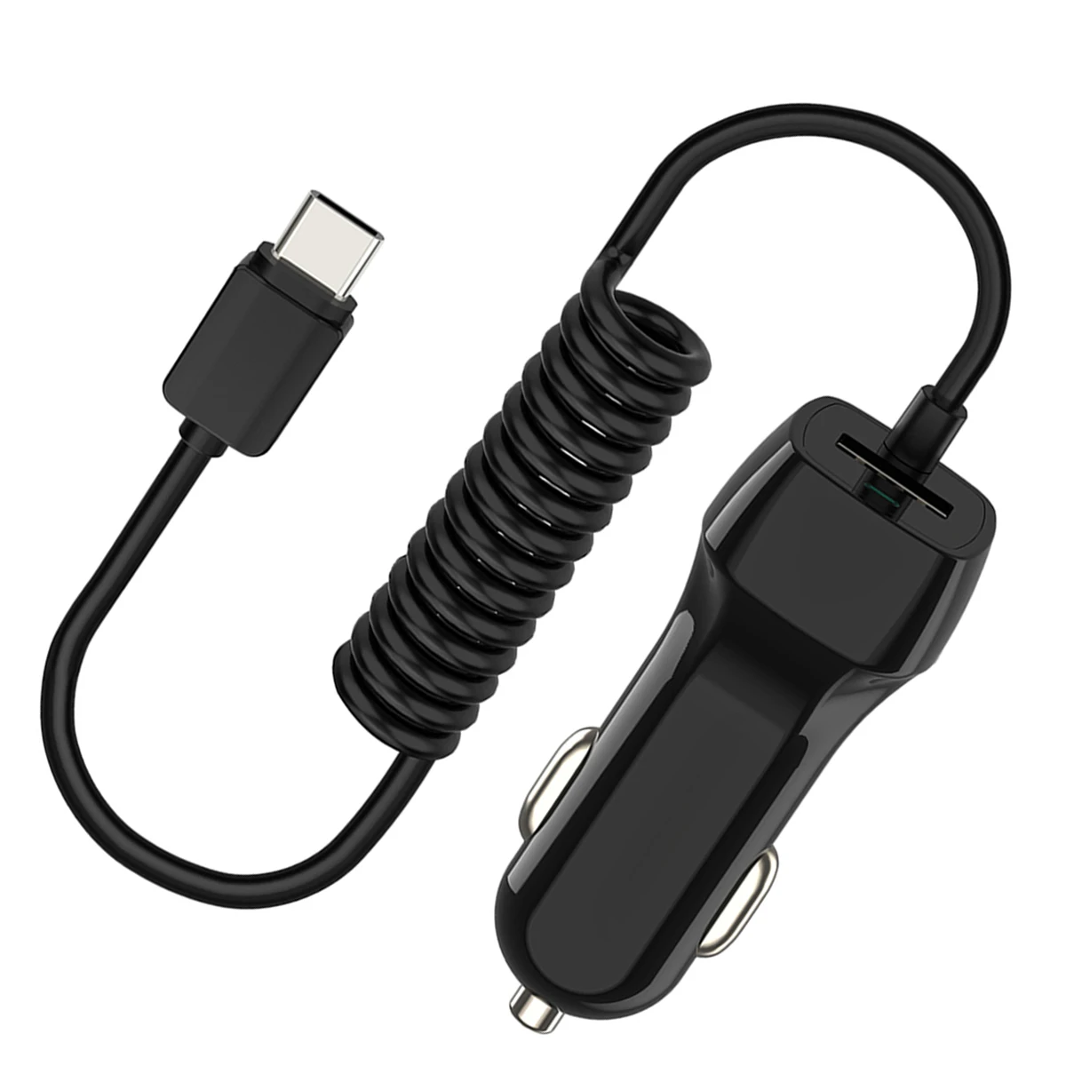 Universal Car Charger Spring Cable USB Type C Mobile Phone Charger In Car Flexible Cable for Xiaomi Samsung Iphone USB Charger
Universal Car Charger Spring Cable USB Type C Mobile Phone Charger In Car Flexible Cable for Xiaomi Samsung Iphone USB Charger