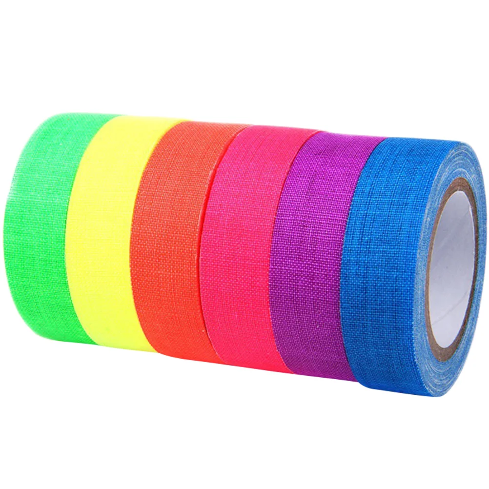 Tape Party Neon Glow Gaffer Uv Tapes Fluorescent Cotton Blacklight Luminous Supplies Dark Thereactive Performance Light Show
Tape Party Neon Glow Gaffer Uv Tapes Fluorescent Cotton Blacklight Luminous Supplies Dark Thereactive Performance Light Show