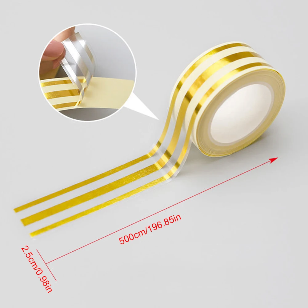 5m Home Decoration Tile Gap Tape Self-Adhesive Flooring Wall Seam Sealant Gap Filler Tape Waterproof Sealing Tile Sticker Gold
5m Home Decoration Tile Gap Tape Self-Adhesive Flooring Wall Seam Sealant Gap Filler Tape Waterproof Sealing Tile Sticker Gold