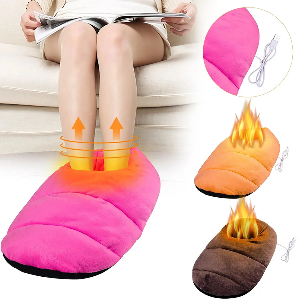 Heated Feet Warm Slippers Usb Foot Warmer Shoes Electric Heat Slipper For Home Travel Office Warm Foot Cover Feet Heating Pad
Heated Feet Warm Slippers Usb Foot Warmer Shoes Electric Heat Slipper For Home Travel Office Warm Foot Cover Feet Heating Pad