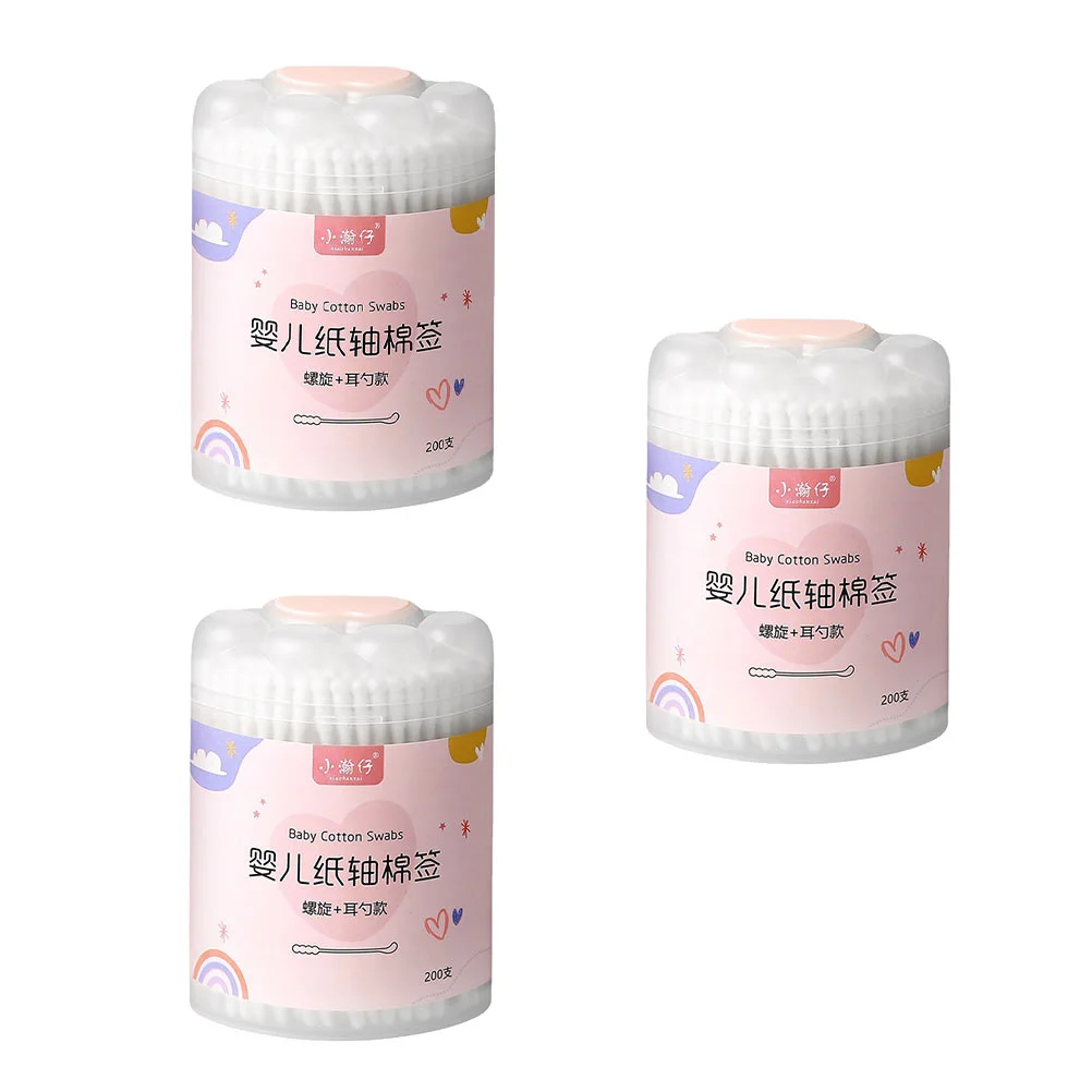 3Boxes Multifunctional Baby Use Swabs Ear Cleaning Cotton Swabs for Makeup Use Babies
3Boxes Multifunctional Baby Use Swabs Ear Cleaning Cotton Swabs for Makeup Use Babies