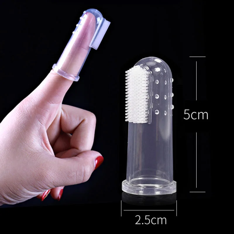 Trendy Pet High Quality Silicone Finger Cot Toothbrush Cat Dog Brush Dog Accessories Pet Teeth Oral Cleaning Supplies
Trendy Pet High Quality Silicone Finger Cot Toothbrush Cat Dog Brush Dog Accessories Pet Teeth Oral Cleaning Supplies