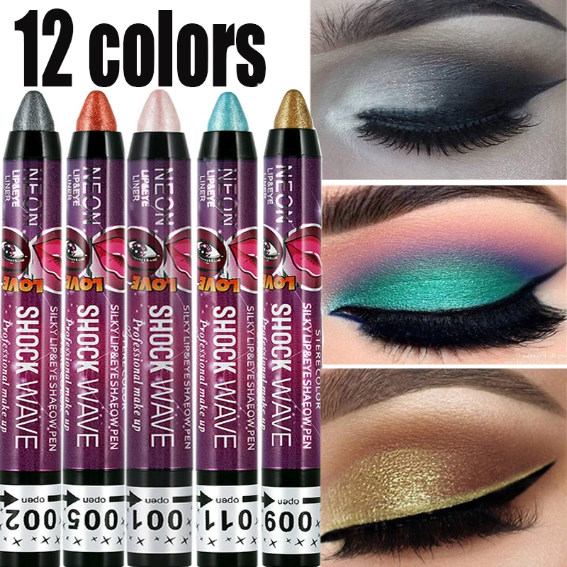 Pearlescent Eyeshadow Pen 12 Colors Lasting Waterproof Not Blooming Shiny Glitter Silkworm Gel Pen Eye Shadow Pencil Cosmetic
Pearlescent Eyeshadow Pen 12 Colors Lasting Waterproof Not Blooming Shiny Glitter Silkworm Gel Pen Eye Shadow Pencil Cosmetic