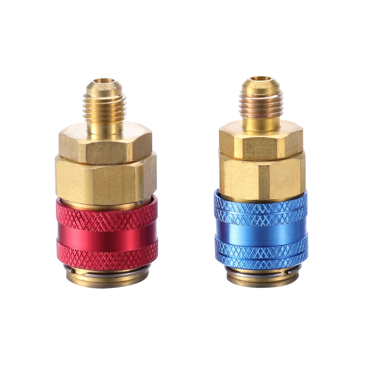 2pcs Quick Connectors R134a Useful Quick Coupler Adapter Fluoridated Quick Connector for Air Conditioning
2pcs Quick Connectors R134a Useful Quick Coupler Adapter Fluoridated Quick Connector for Air Conditioning