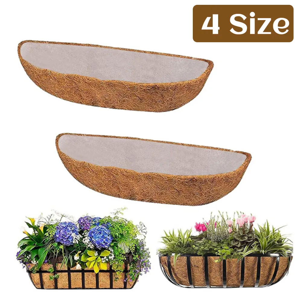 Coco Fiber Planter Pot Replacement Liner For Window Box Hanging Planter Coconut Coir Garden Vegetables Pot Flower Basket
Coco Fiber Planter Pot Replacement Liner For Window Box Hanging Planter Coconut Coir Garden Vegetables Pot Flower Basket