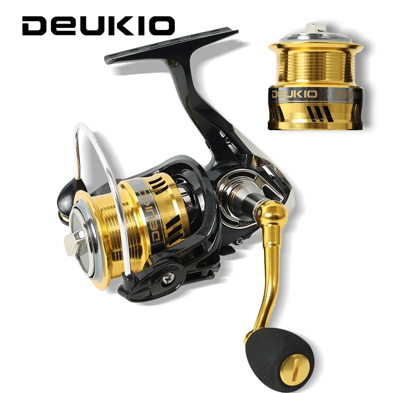 Катушка для спиннинга DEUKIO DW 2000-3000 6 шарикоподшипников максимальная мощность
