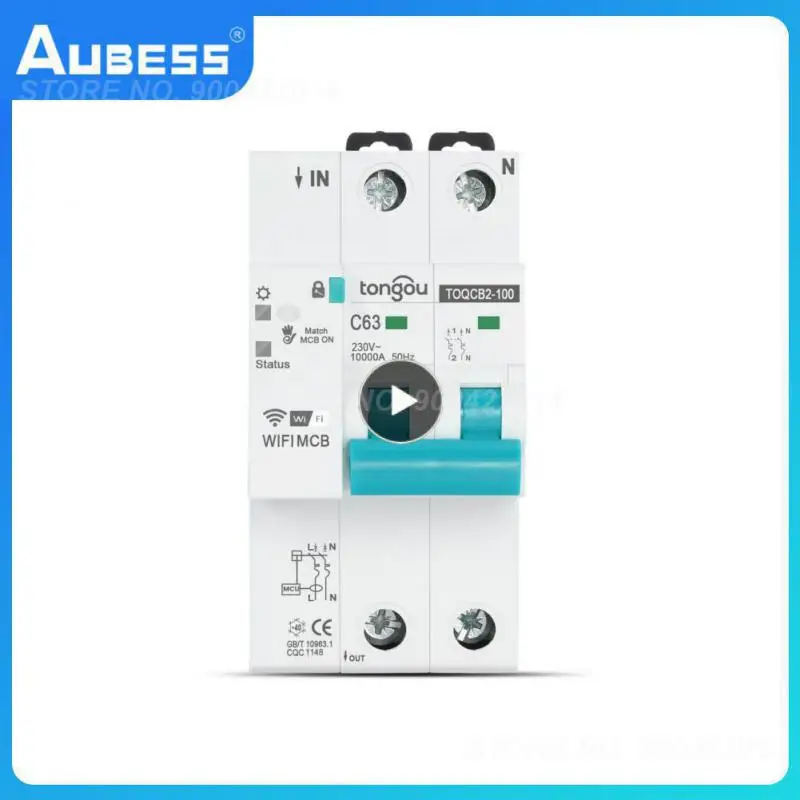 1/2/3PCS Wireless Automatic Switch Wifi 2p 63a Mcb Measurement Circuit Breaker Metering Breaker Tuya Remote Control Timer
1/2/3PCS Wireless Automatic Switch Wifi 2p 63a Mcb Measurement Circuit Breaker Metering Breaker Tuya Remote Control Timer