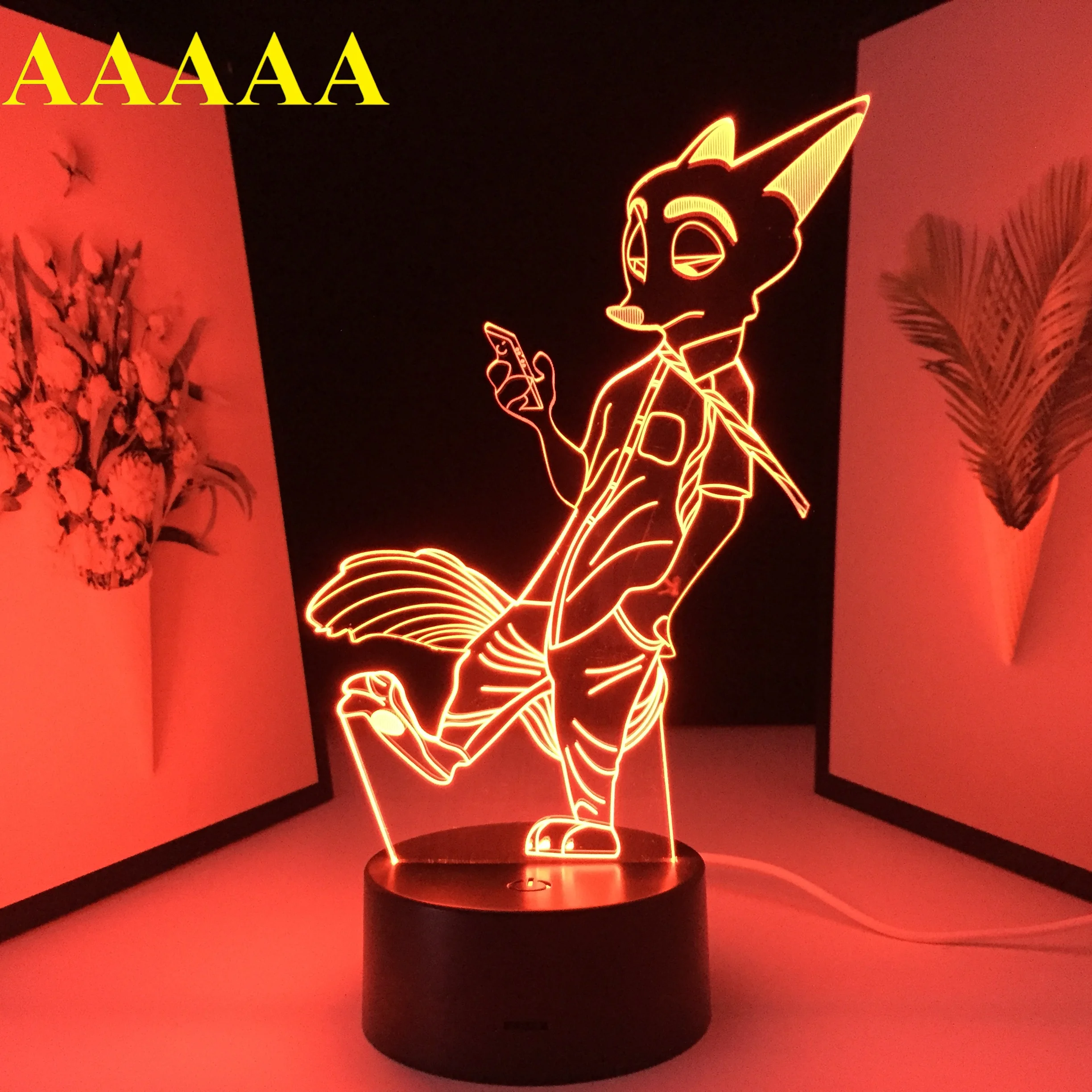 Lovely Animals Anime Figure 3D LED Lamp Home Decoration Lamp Birthday Gifts Bedroom Small Night Light USB Charging
Lovely Animals Anime Figure 3D LED Lamp Home Decoration Lamp Birthday Gifts Bedroom Small Night Light USB Charging