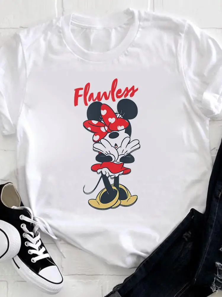 Summer Women T-Shirt Disney Mickey Mouse All-Match T Shirt Creativity Aesthetic Flower Minnie Mouse Leisure Cartoon Tshirt Lady
Summer Women T-Shirt Disney Mickey Mouse All-Match T Shirt Creativity Aesthetic Flower Minnie Mouse Leisure Cartoon Tshirt Lady