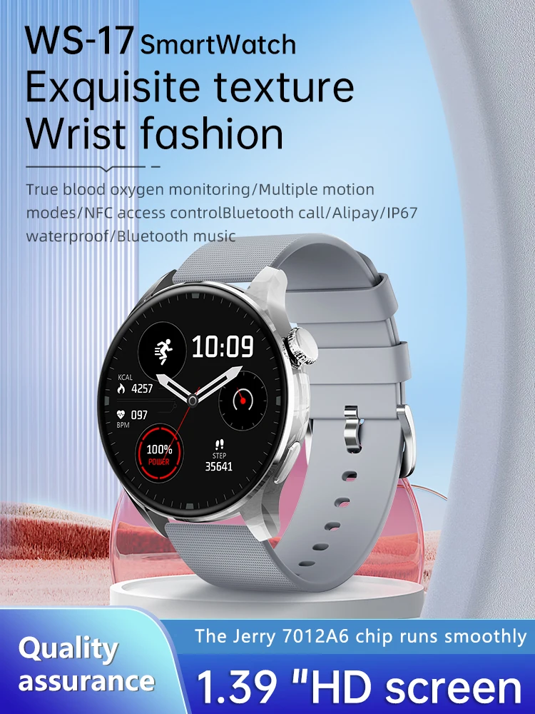 New Healthy Monitoring NFC Bluetooth Call Smartwatch Waterproof Full Touch Screen Sport Fitness Smart Watch Relogios Masculino
New Healthy Monitoring NFC Bluetooth Call Smartwatch Waterproof Full Touch Screen Sport Fitness Smart Watch Relogios Masculino