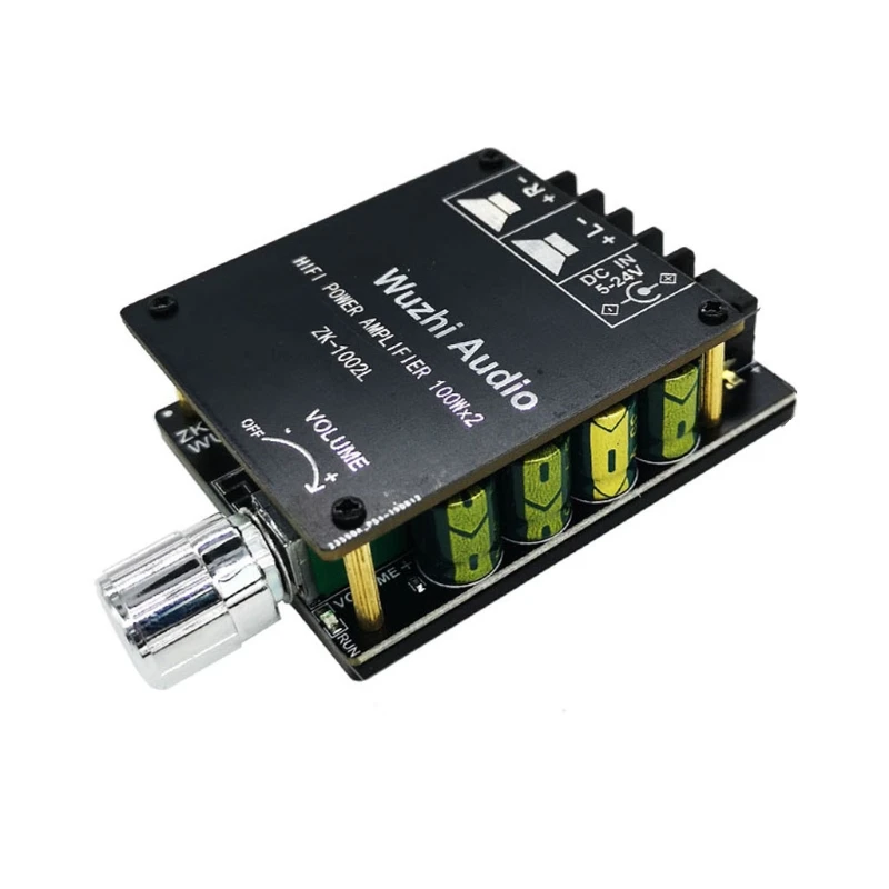 MINI Bluetooth-Compatible 5.0 Wireless Digital Power Amplifier Stereo Board 100Wx2 Amp Amplificador ZK-1002L Drop Shipping
MINI Bluetooth-Compatible 5.0 Wireless Digital Power Amplifier Stereo Board 100Wx2 Amp Amplificador ZK-1002L Drop Shipping