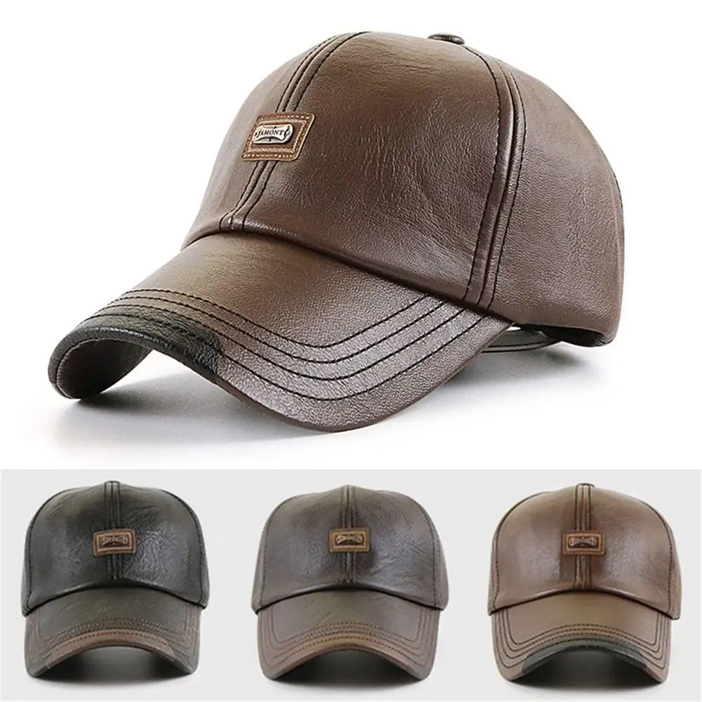 Fashion Winter Thicken Warm Casual Peaked Hat Leather Baseball Cap Outing Cap Sports Hat
Fashion Winter Thicken Warm Casual Peaked Hat Leather Baseball Cap Outing Cap Sports Hat