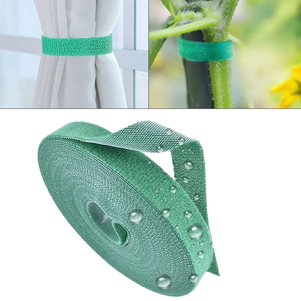 5m Garden Plant Ties Nylon Plant Bandage Tie Home Garden Plant Shape Tape Hook Loop Bamboo Cane Wrap Support Accessories
5m Garden Plant Ties Nylon Plant Bandage Tie Home Garden Plant Shape Tape Hook Loop Bamboo Cane Wrap Support Accessories
