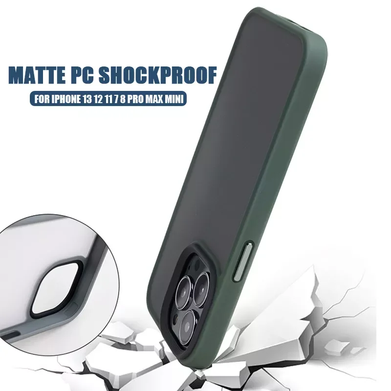 Free Shipping For iPhone 13 12 11 7 8 Pro Max Mini Metal Button Camera Lens Protection Clear Matte PC Cover Shockproof Armor Ca
Free Shipping For iPhone 13 12 11 7 8 Pro Max Mini Metal Button Camera Lens Protection Clear Matte PC Cover Shockproof Armor Ca