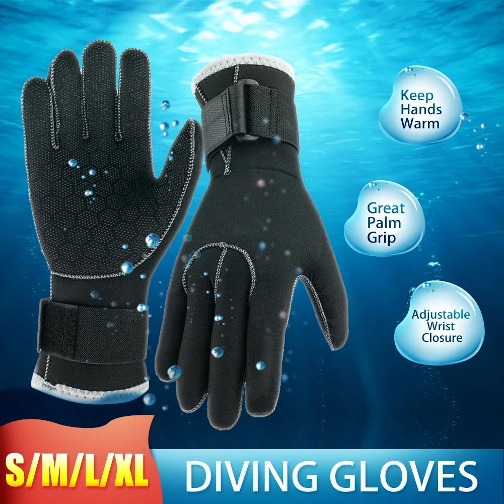 3MM Neoprene Gloves Anti Scratch Diving Wetsuit Gloves with Adjustable Strap for Scuba Diving Spearfishing Kayaking Surfing
3MM Neoprene Gloves Anti Scratch Diving Wetsuit Gloves with Adjustable Strap for Scuba Diving Spearfishing Kayaking Surfing