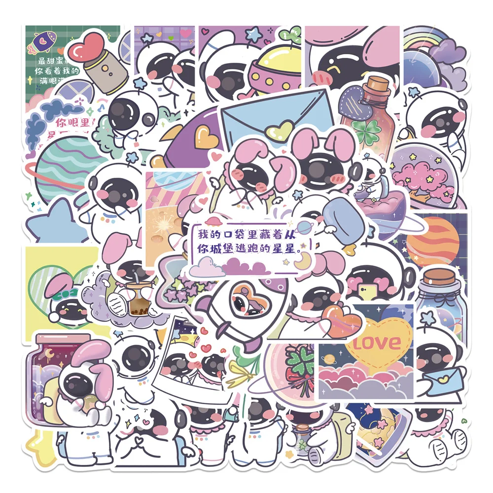 50pcs Hand Drawn Cute Cartoon Astronaut Stickers For Ipad Sketchbook Personalized Sticker Craft Supplies Scrapbooking Material
50pcs Hand Drawn Cute Cartoon Astronaut Stickers For Ipad Sketchbook Personalized Sticker Craft Supplies Scrapbooking Material