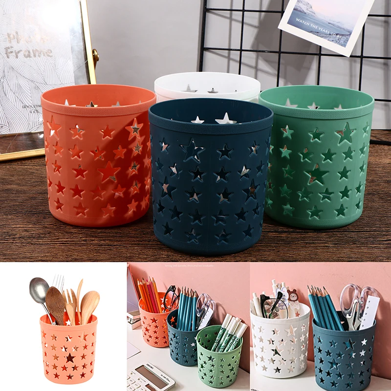 Creative Hollow Stars Pen Pencil Pot Holder Brush Storage Container Desk Organizer Plastic Stationery Pen Holder Office Supplies
Creative Hollow Stars Pen Pencil Pot Holder Brush Storage Container Desk Organizer Plastic Stationery Pen Holder Office Supplies