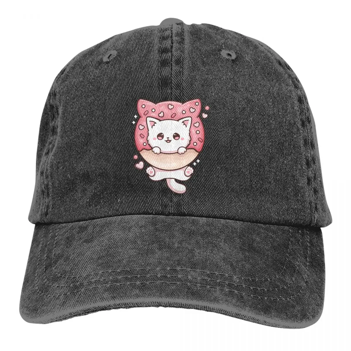 

Best Retro Kawaii Cat Anime Gifts Donut Otaku Reasons People Classic Baseball Caps Peaked Cap Meme Sun Shade Hats for Men Women