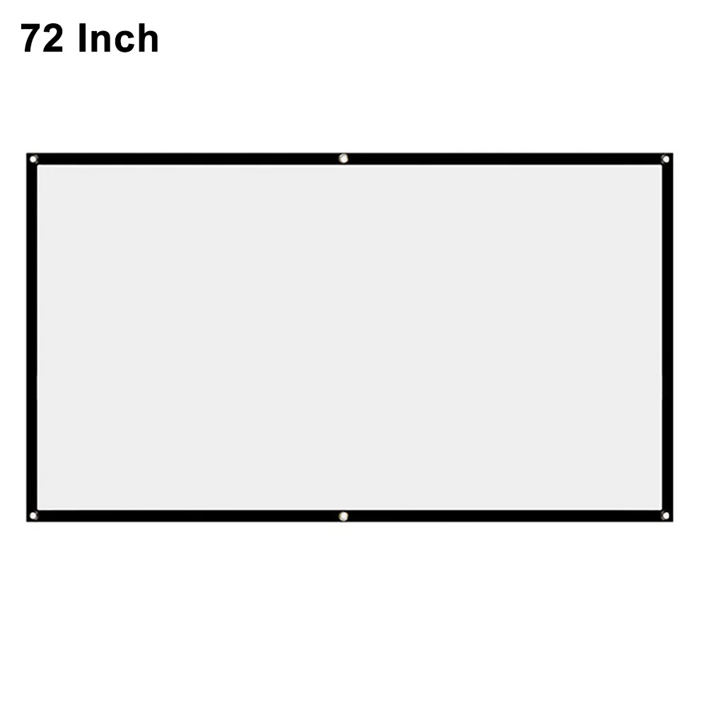 16:9 Home Theater Projection Screen Portable Foldable Indoor Outdoor Easy Install With Hanging Holes No Crease Office Business
16:9 Home Theater Projection Screen Portable Foldable Indoor Outdoor Easy Install With Hanging Holes No Crease Office Business